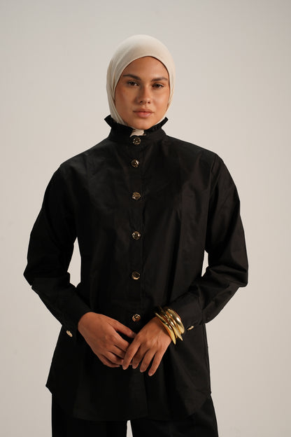 Cotton poplin shirt