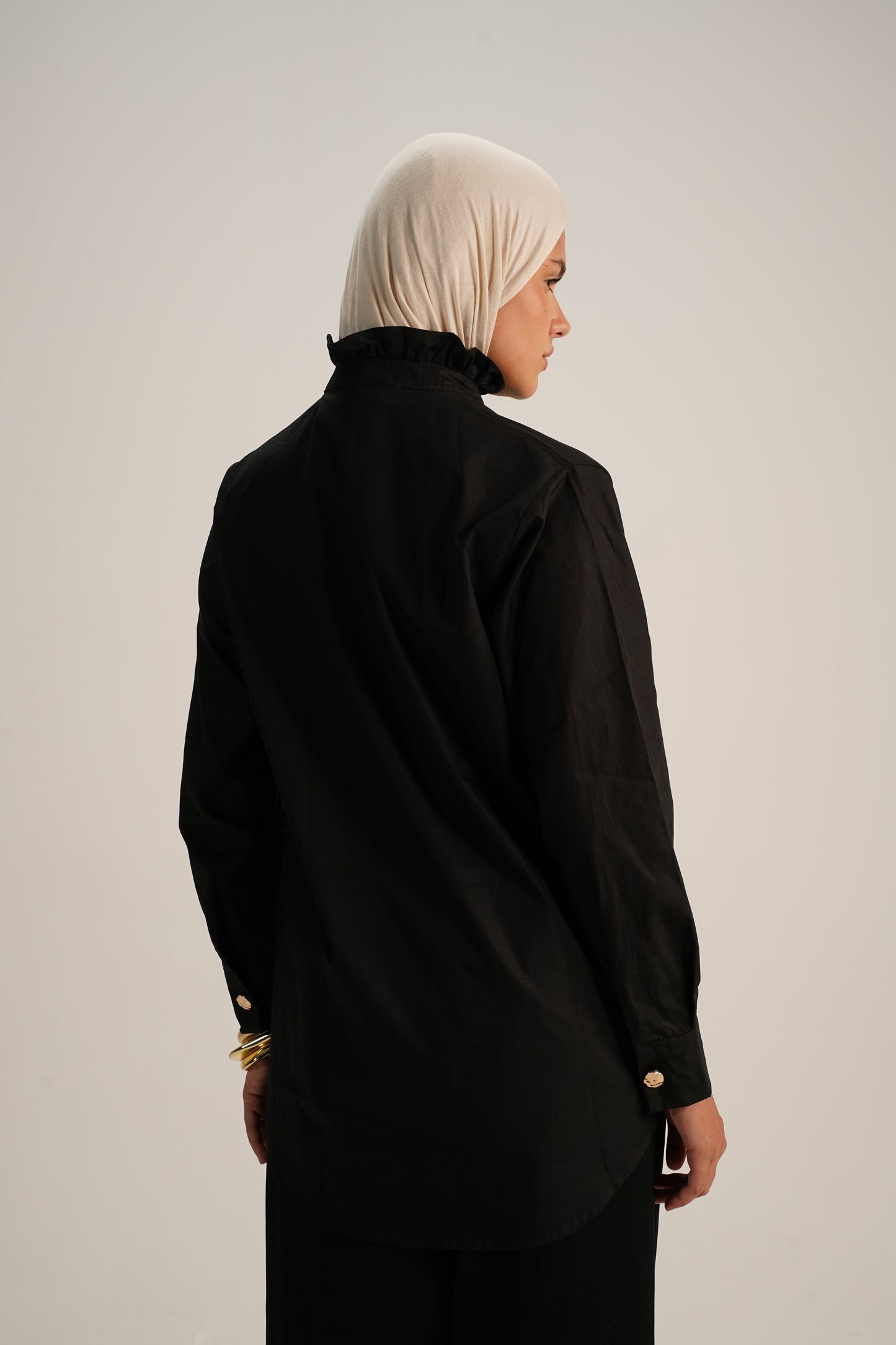 Cotton poplin shirt